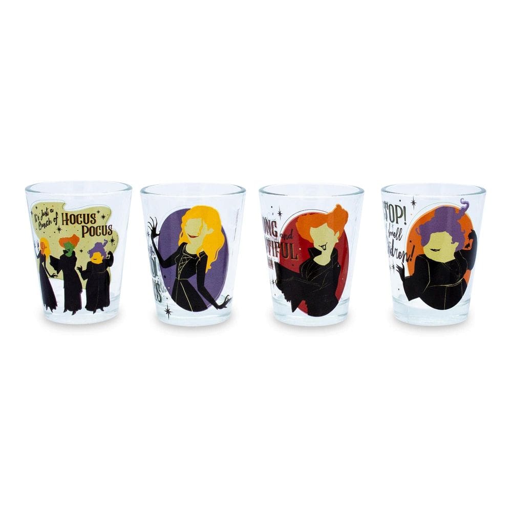 Copos Mini Whisky Shot Silver Buffalo Disney Hocus Pocus