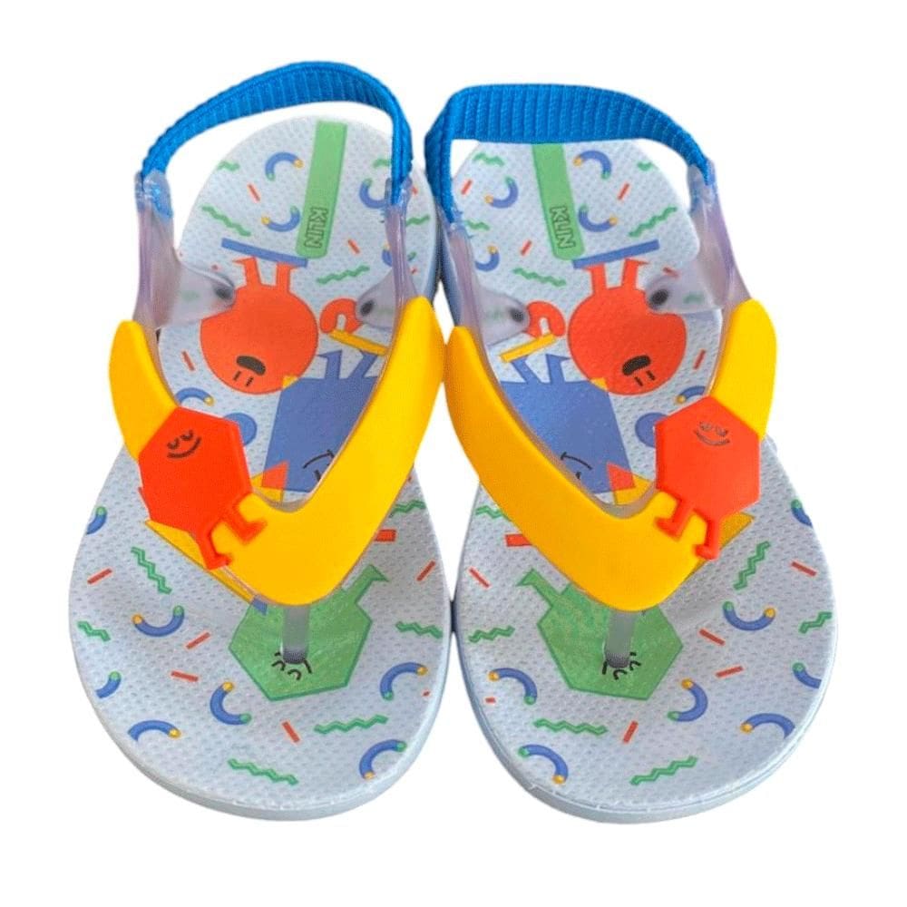 Chinelo Com Elástico Klin Ref:442132 Menino.