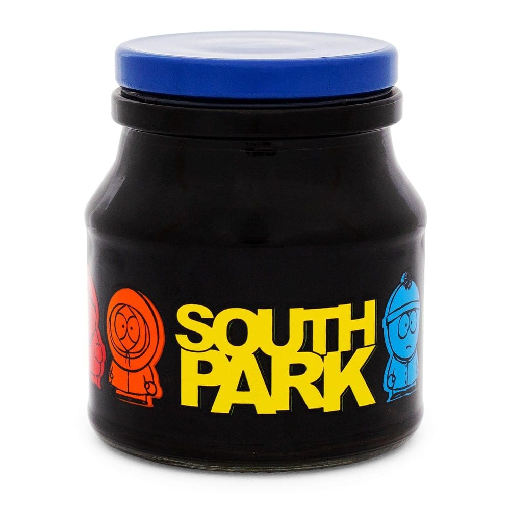 Frasco de armazenamento de vidro Silver Buffalo South Park Characters 150mL