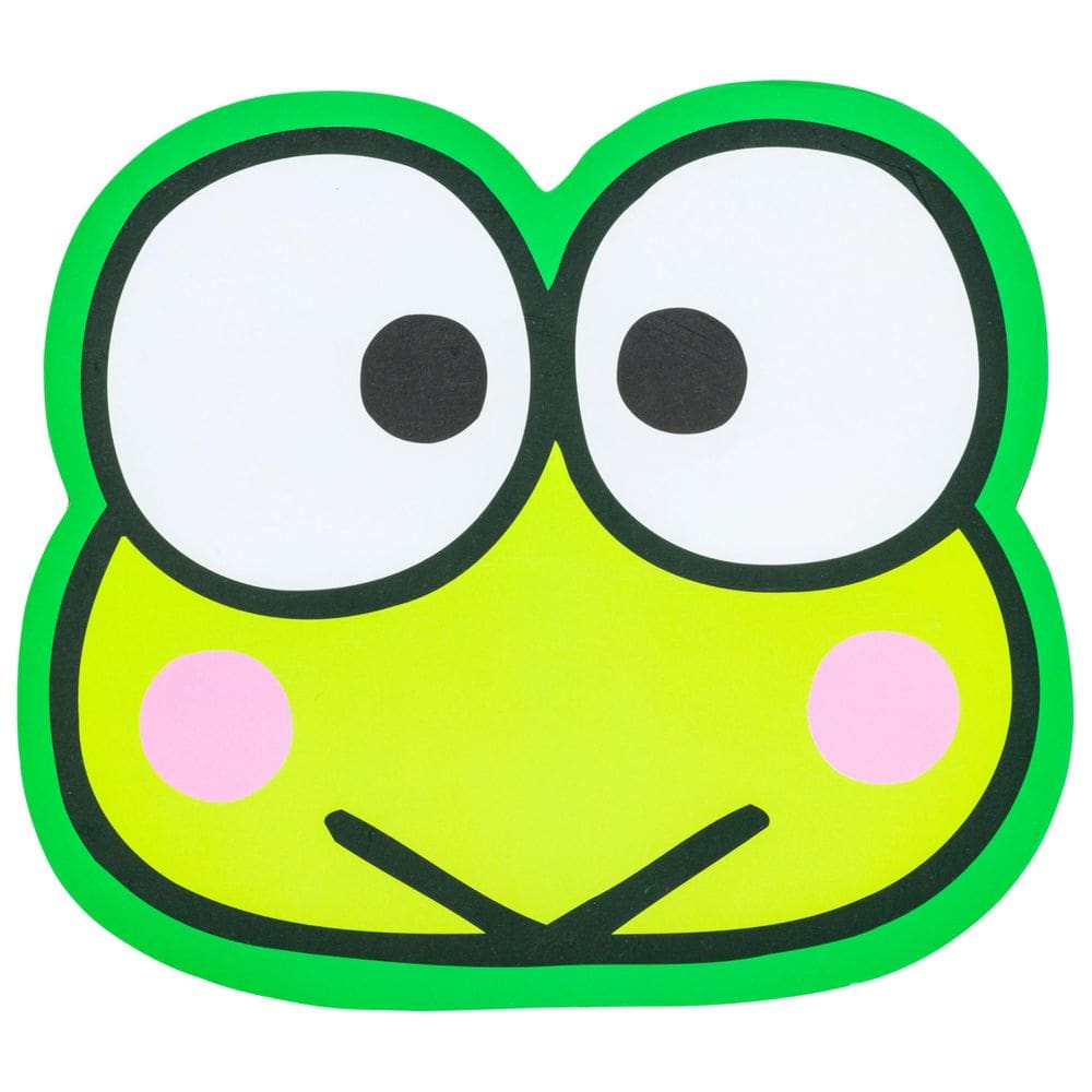 Placa de parede Silver Buffalo Keroppi Face Name Large MDF