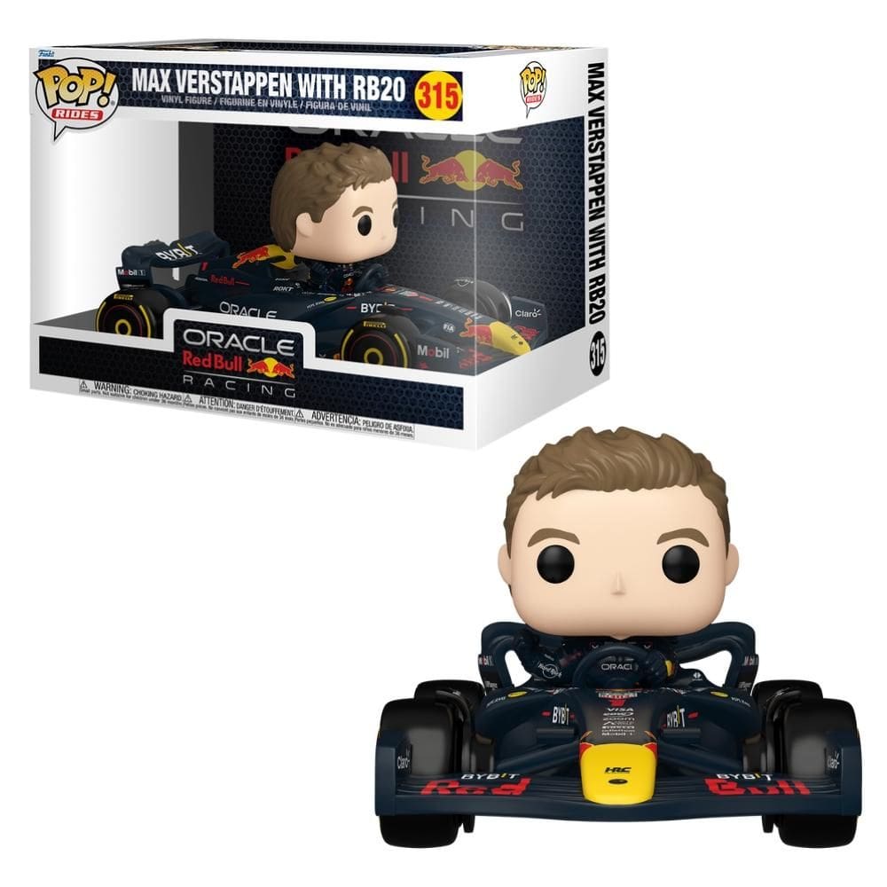 Boneco Funko Pop! Super Deluxe Racing Red Bull - Max no RB20