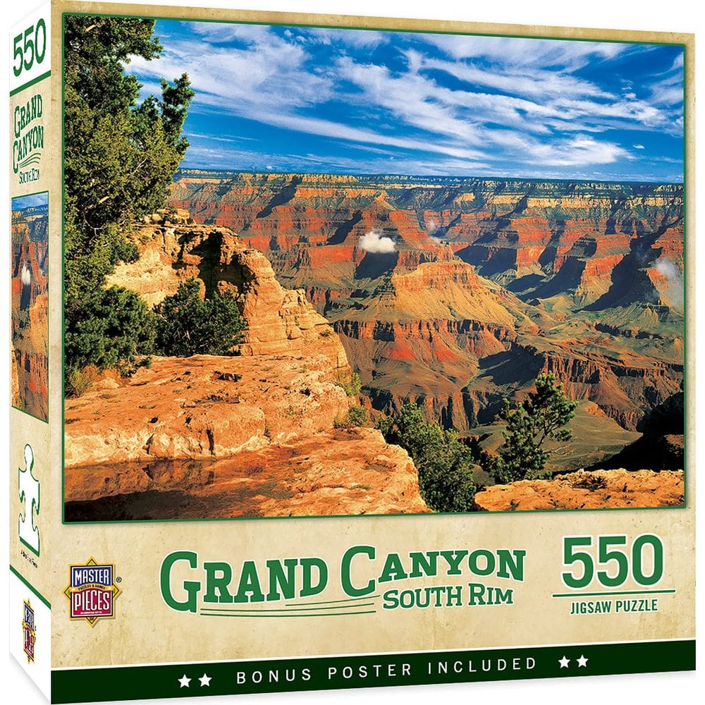Obras-primas do quebra-cabeça Grand Canyon South Rim 550 peças