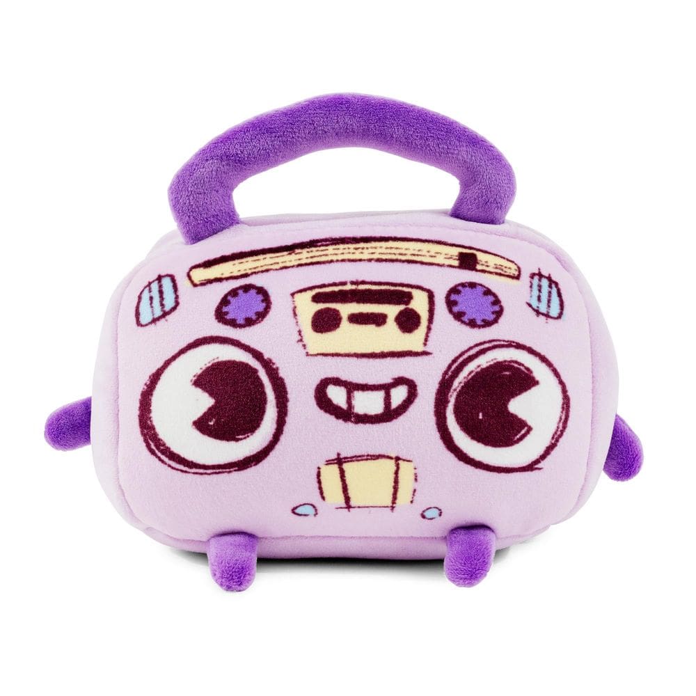 Brinquedo de pelúcia Mochioshis Suki Rajikase Boom Box, personagem de 15 cm