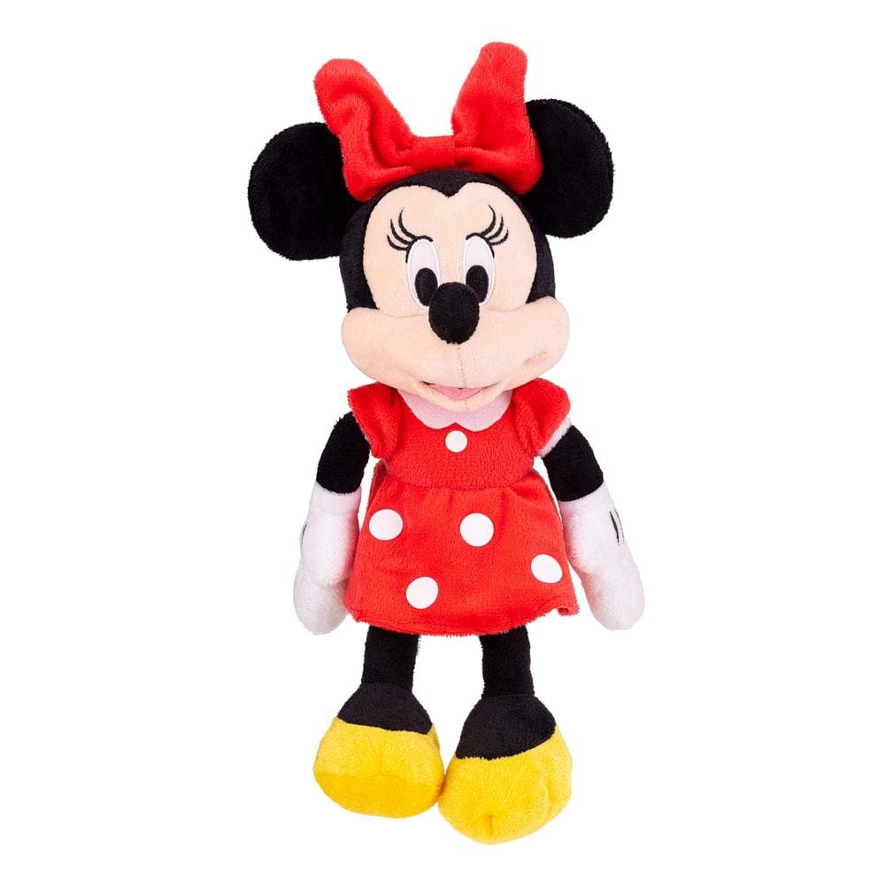 Brinquedo de pelúcia Disney Minnie Mouse vermelho 11 polegadas com etiqueta