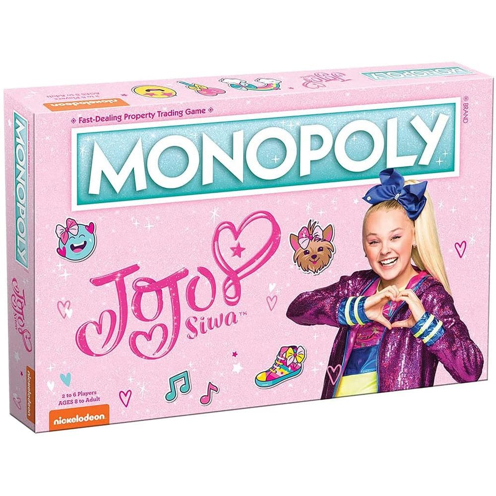 Jogo de Tabuleiro USAOPOLY Monopoly JoJo Siwa Edition All Ages