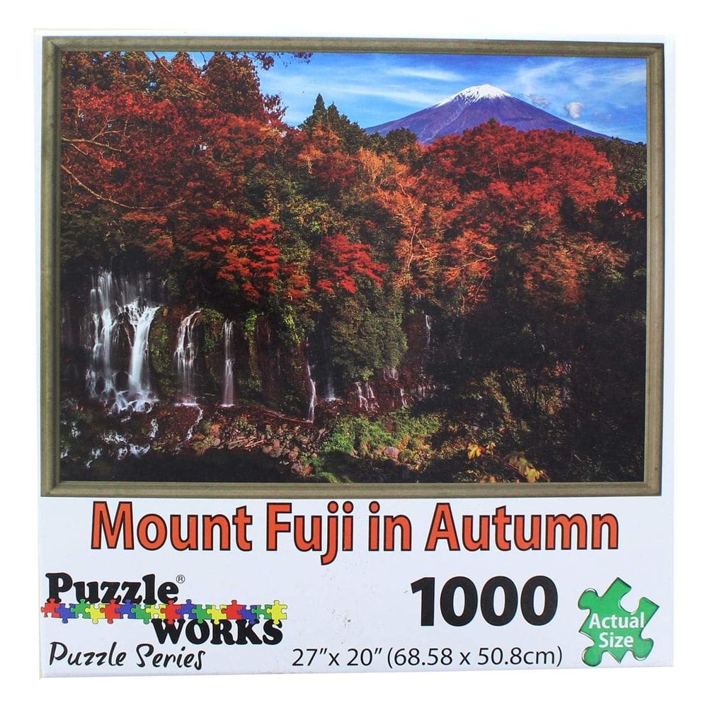 Puzzle PuzzleWorks Monte Fuji no outono 1000 peças