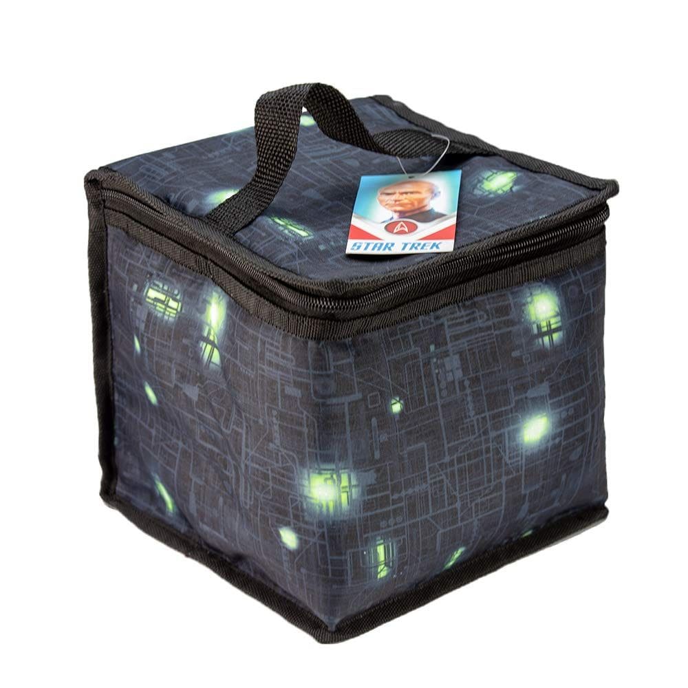 Lancheira The Coop Star Trek Borg Cube isolada e reutilizável