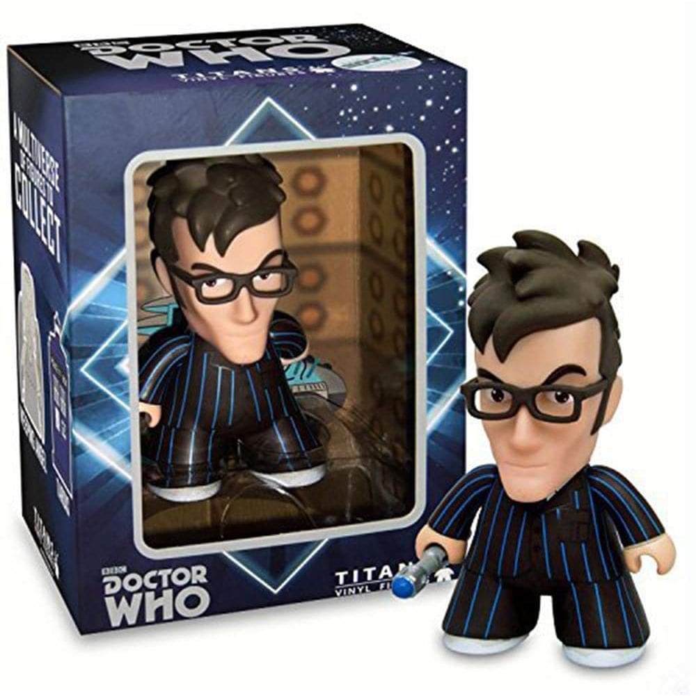 Boneco de vinil Doctor Who Titan 10th Doctor de 6,5 polegadas