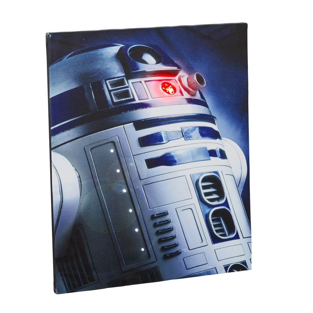 Arte de parede em tela Underground Toys Star Wars R2D2 60x50cm