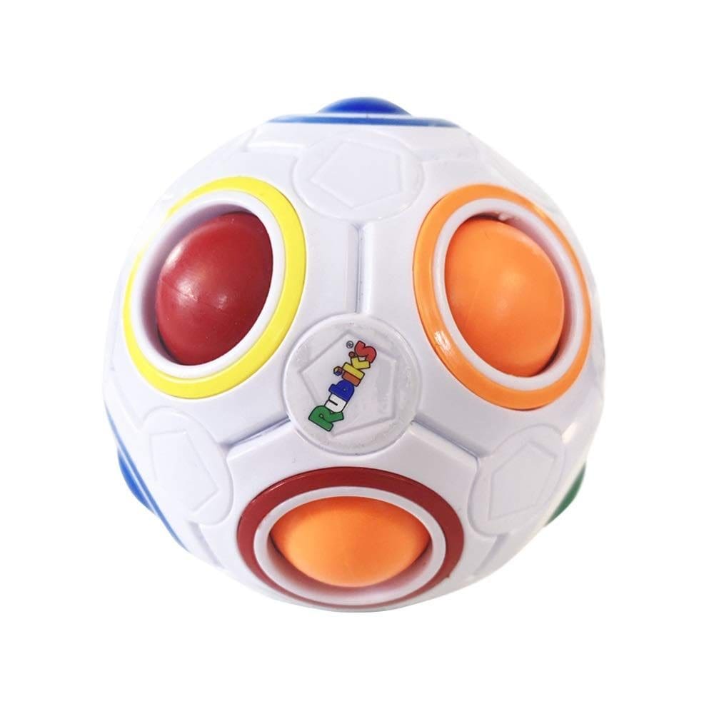 Quebra-cabeça Rubik`s Cube Rainbow Ball que combina cores com 11 bolas