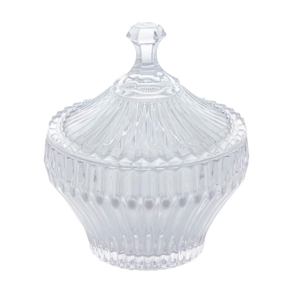 Potiche Bomboniere Pequeno de Cristal Renaissance p/ Decoração e Armazenamento