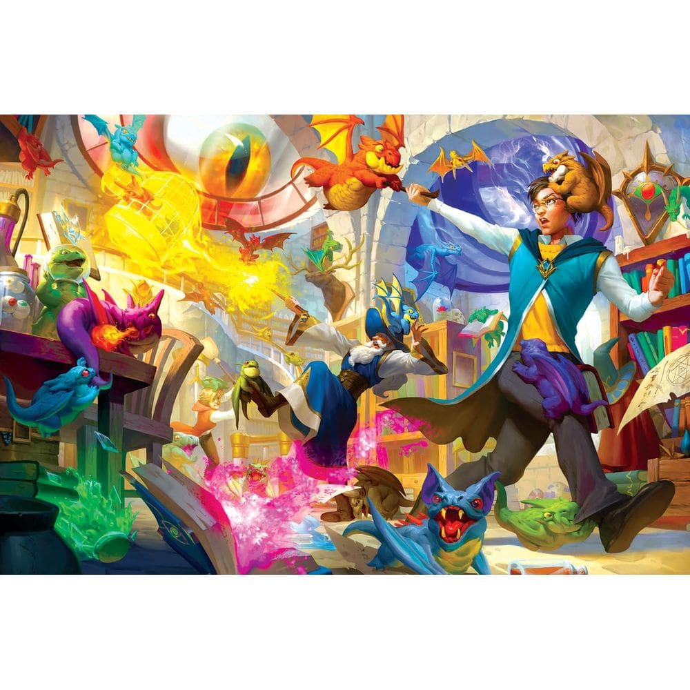 Quebra-cabeça Toynk Dragon Daycare Fantasy Wizard 1000 peças