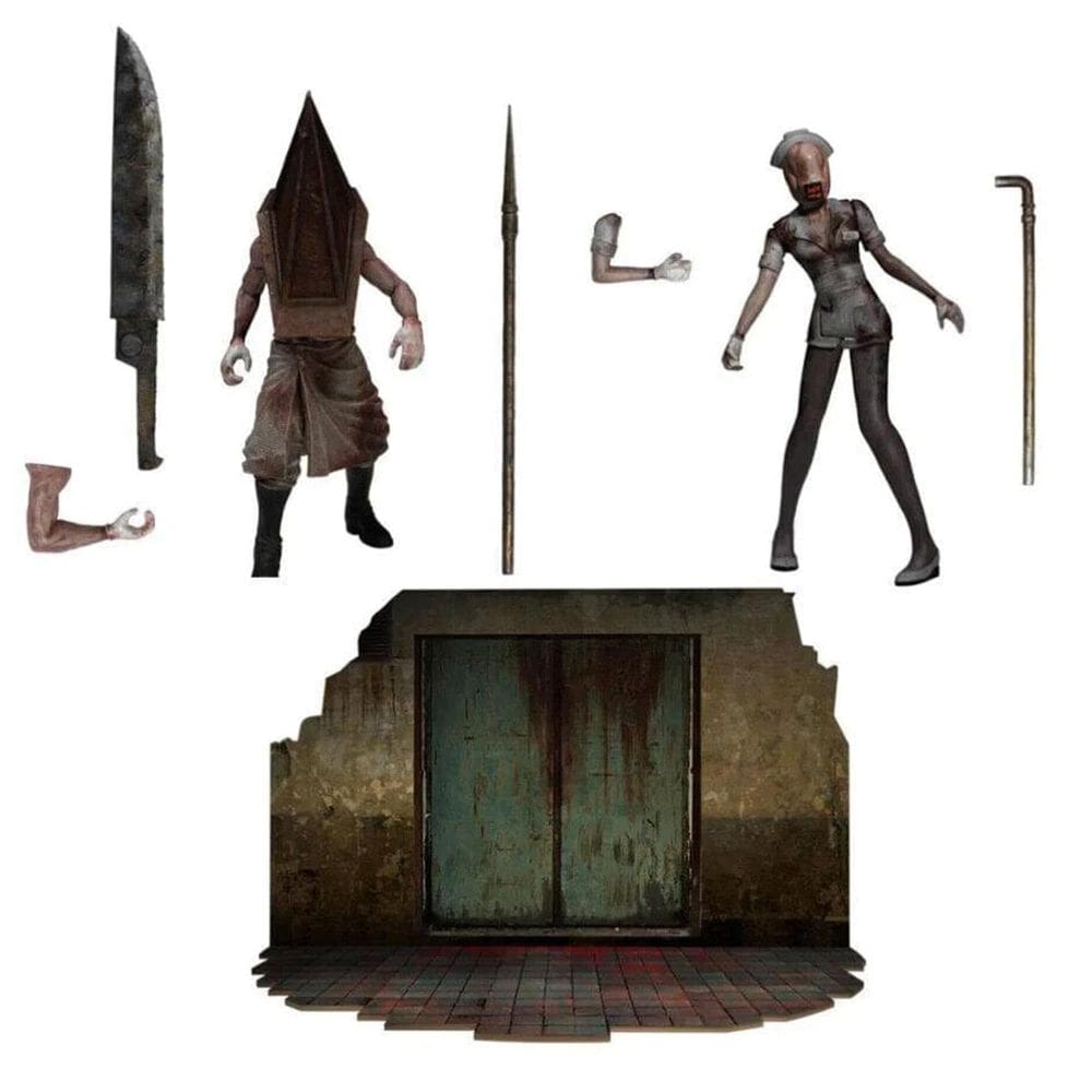 Conjunto de bonecos Mezco Toyz Silent Hill 2 5 Points Deluxe