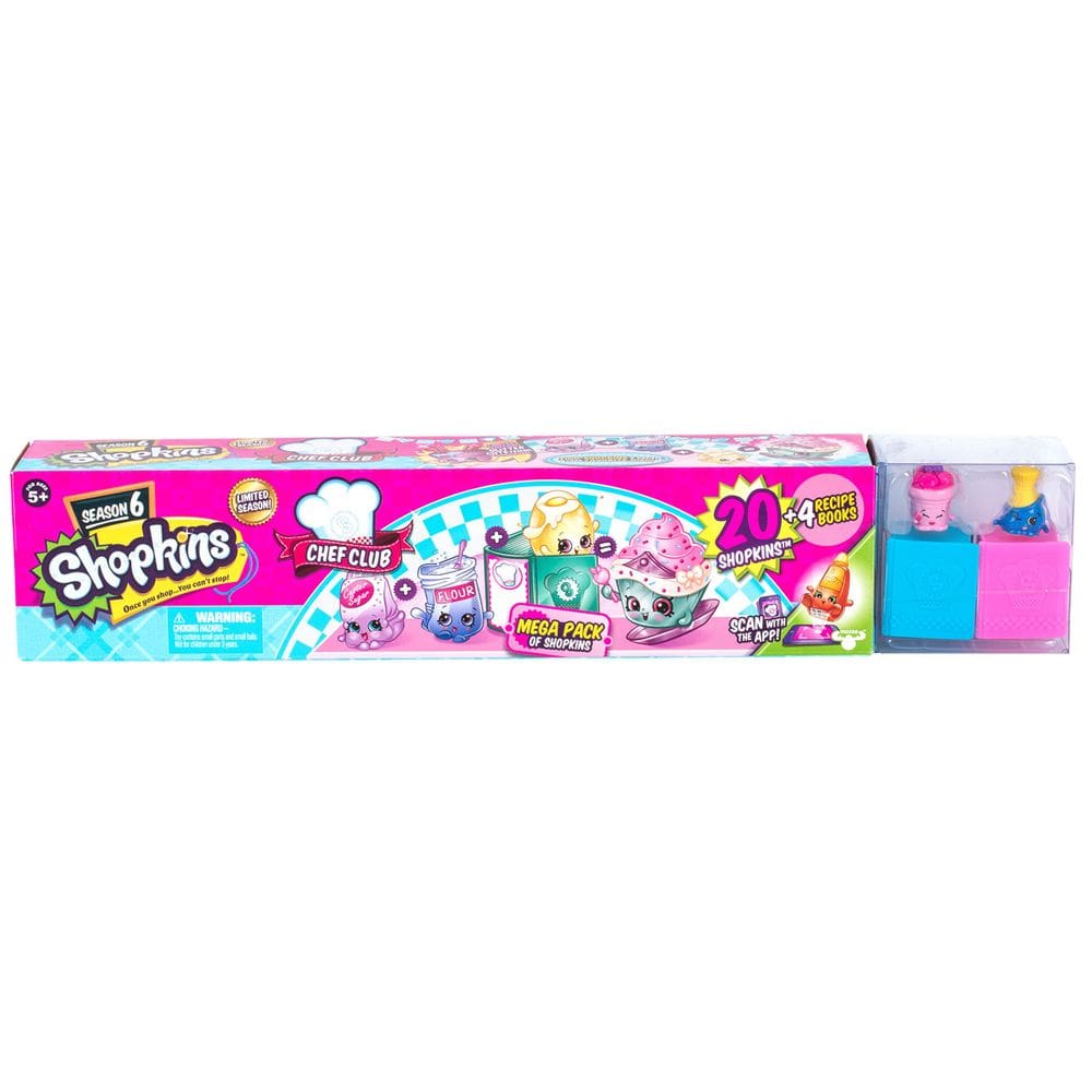 Mega pacote Toy Shopkins Season 6 Chef Club com mais de 20 peças