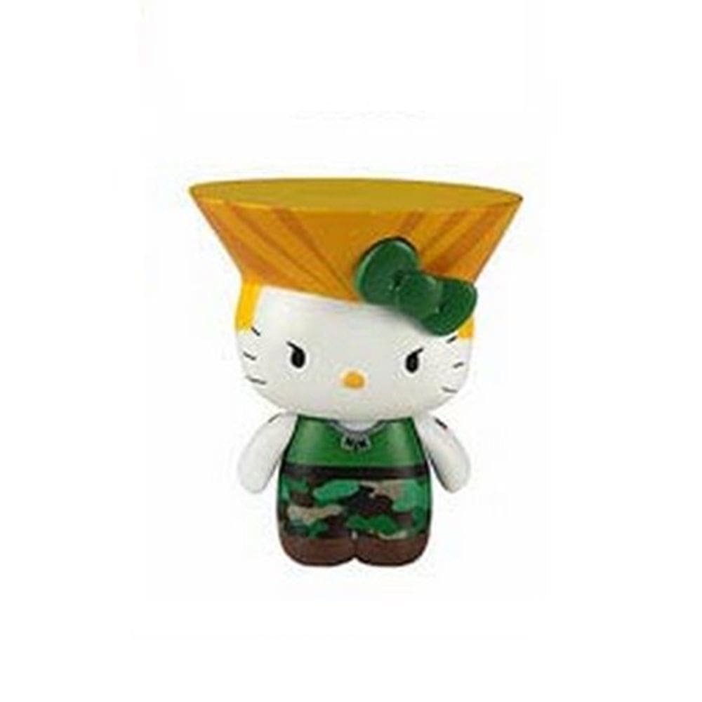 Plugue móvel Charm Toy Zany Street Fighter X Sanrio Guile
