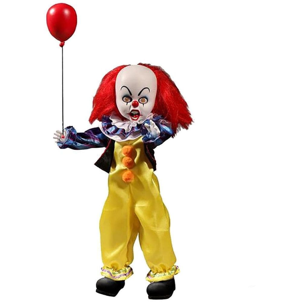 Boneca Living Dead Mezco IT 1990 Pennywise 25 cm articulada