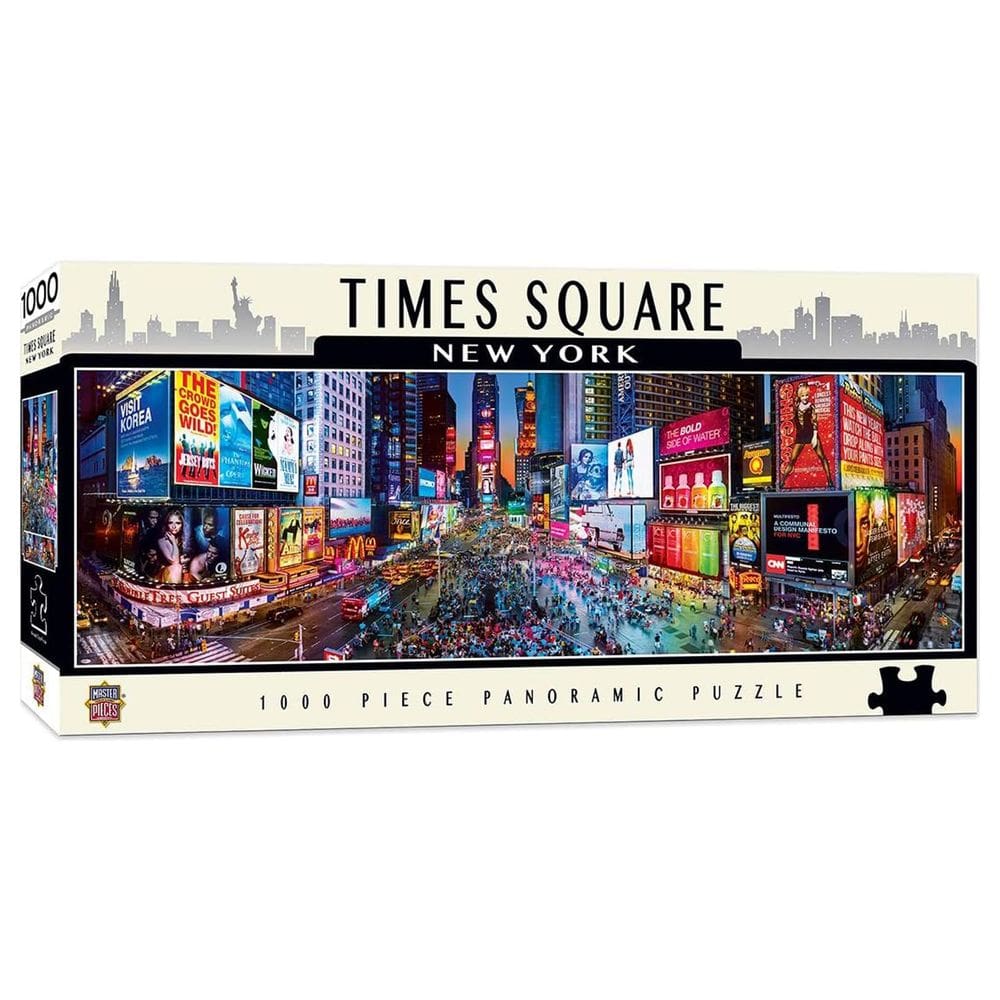 Obras-primas de quebra-cabeças, paisagens urbanas, panorâmicas, Times Square