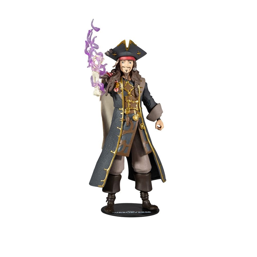 Boneco de ação McFarlane Toys Disney Mirrorverse 7” Captain Jack Sparrow