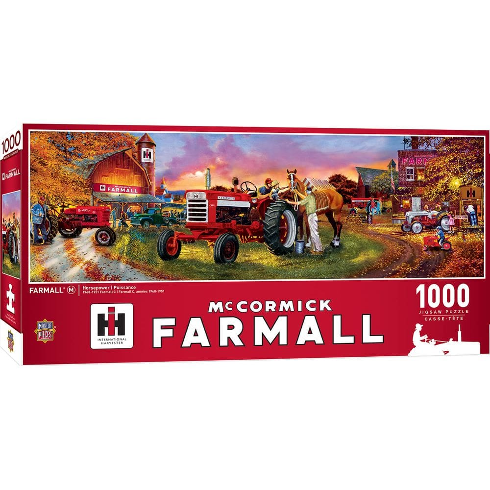 Obras-primas do quebra-cabeça Farmall Panoramic 1000 peças