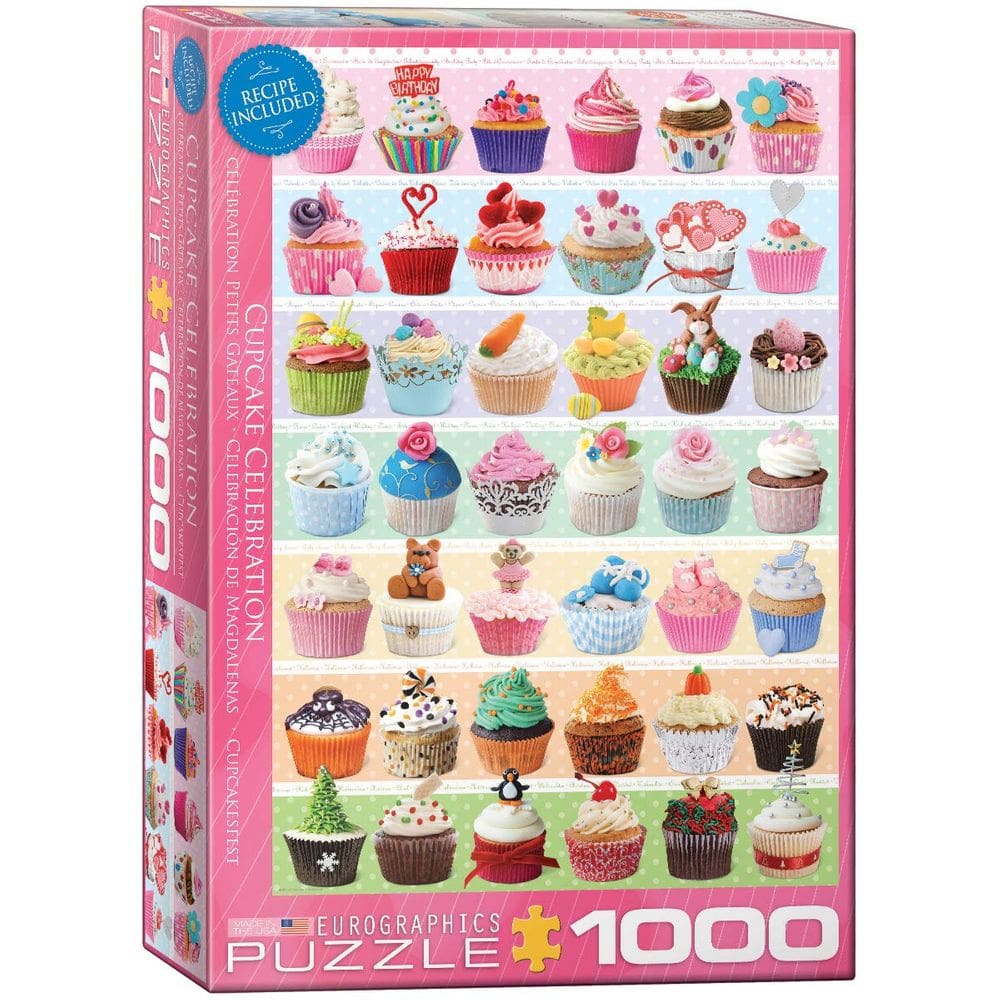 Quebra-cabeça EuroGraphics Cupcake Celebration 1000 peças 6000-0586