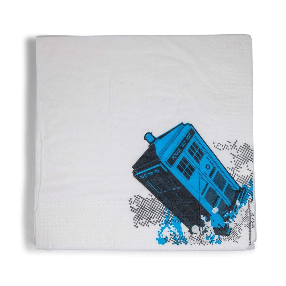 Conjunto de guardanapos Underground Toys Doctor Who Tardis Anthony Dry