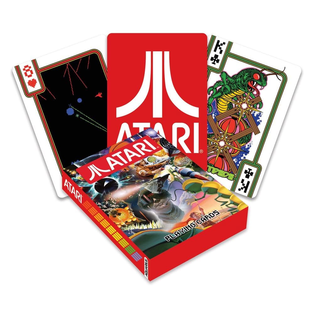 Baralho de cartas Aquarius com tema Atari oficialmente licenciado