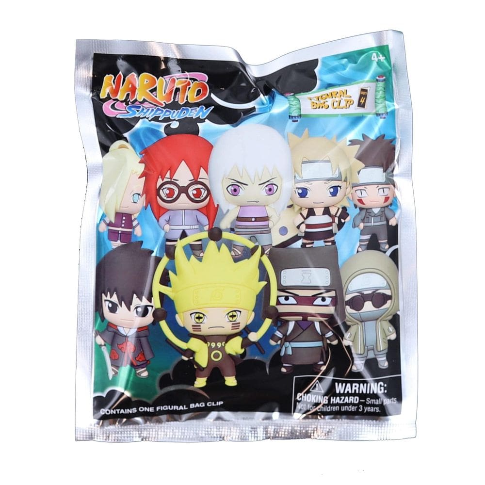 Chaveiro com clipe de bolsa Naruto Shippuden Série 4 3D Foam Viz Media