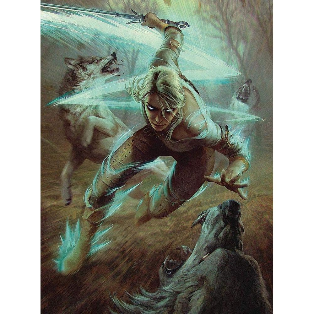 Quebra-cabeça Dark Horse Deluxe The Witcher 3 Wild Hunt Ciri & The Wolves 1000 peças