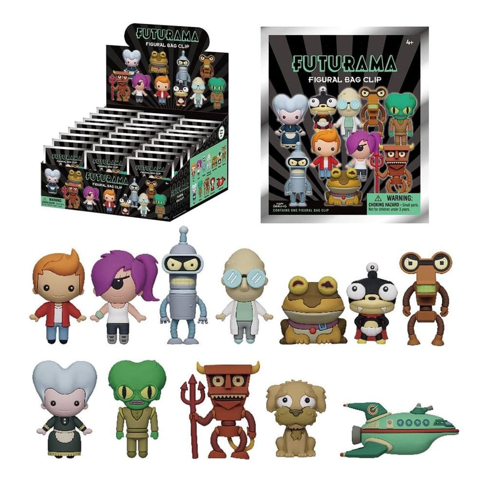 Clip de bolsa Monogram International Inc. Futurama 3D Figural Foam