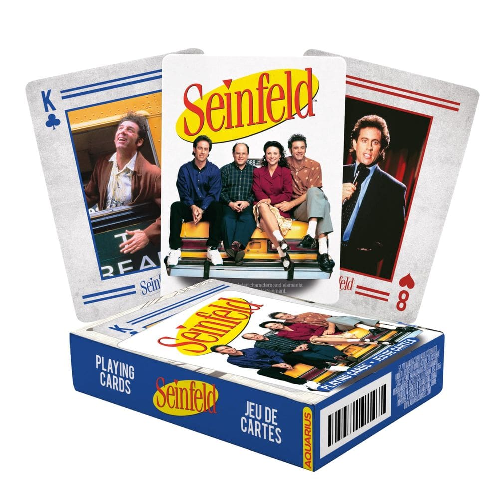 Cartas de baralho: AQUARIUS Seinfeld Photos, baralho temático, 54 cartas