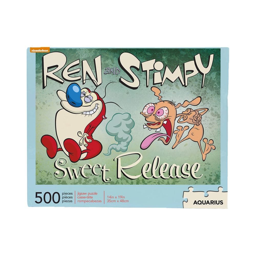 Quebra-cabeça Ren & Stimpy Sweet Release Aquarius 500 peças