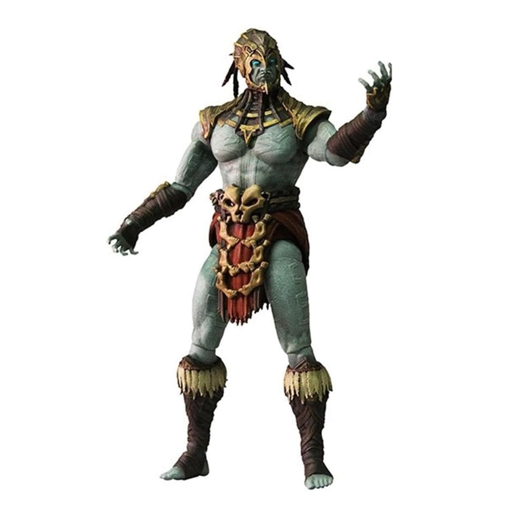 Boneco de ação Mezco Toyz Mortal Kombat X Series 2 Kotal Kahn 15cm
