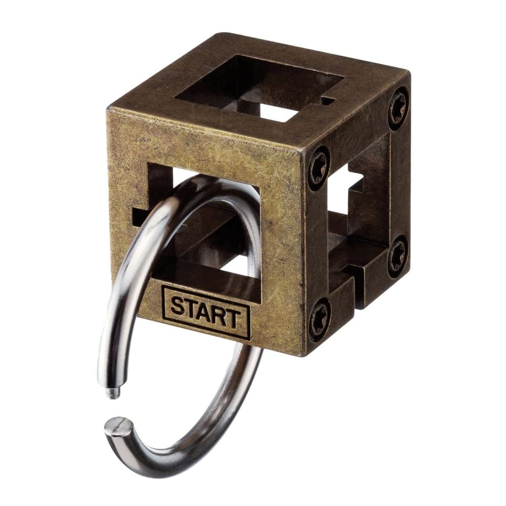 Quebra-cabeça BePuzzled Hanayama Metal Brainteaser Nível 2 Mensa
