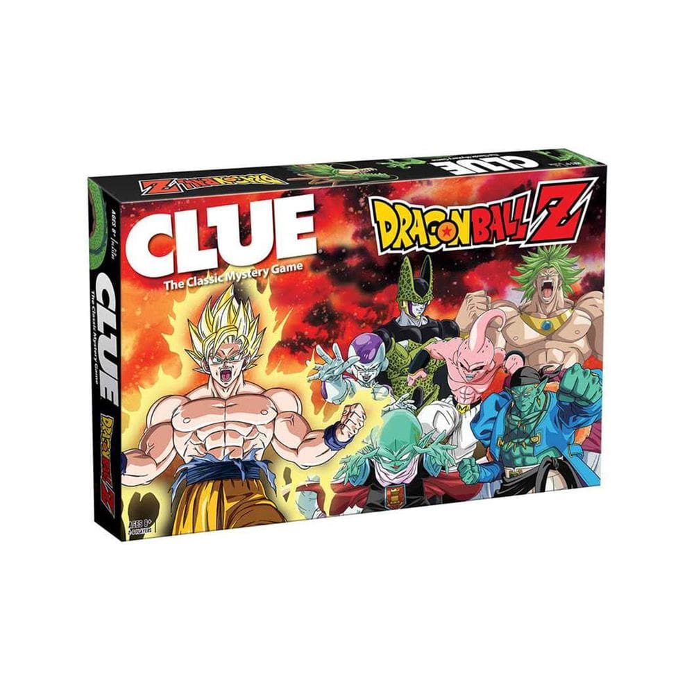 Jogo de tabuleiro CLUE Dragon Ball Z Collectible oficialmente licenciado