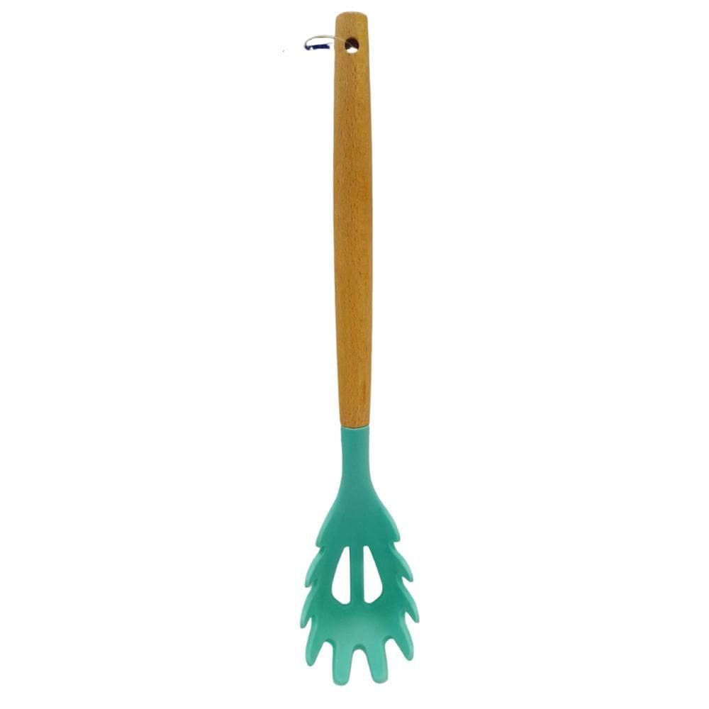 Pegador de Massa em Silicone Cabo de Madeira 31cm VD Quanhe