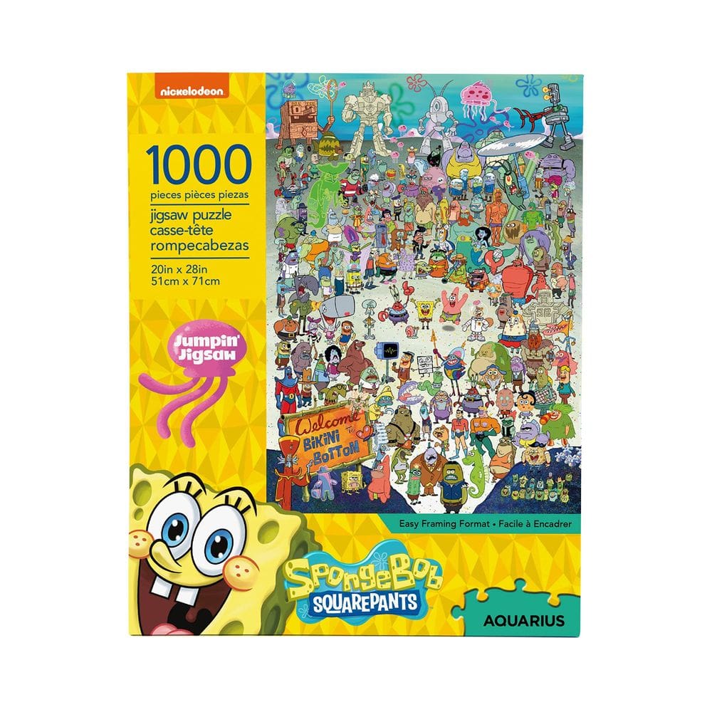 Quebra-cabeça AQUARIUS SpongeBob SquarePants 1000 peças oficial