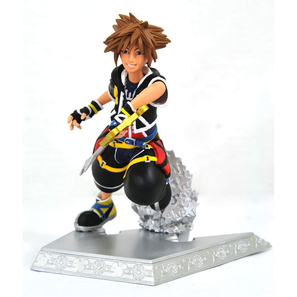 Boneco de PVC Diamond Select Toys Kingdom Hearts Sora 18cm