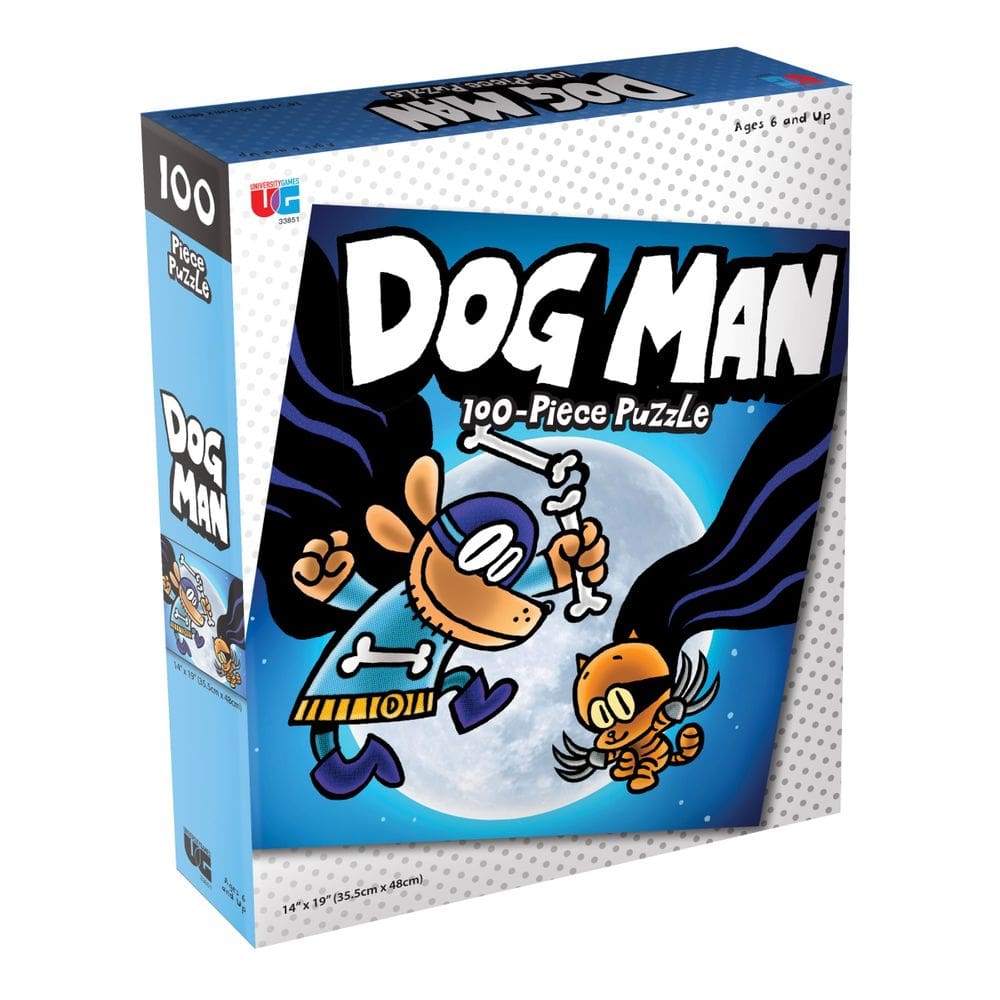Puzzle University Games Dog Man and Cat Kid 100 peças