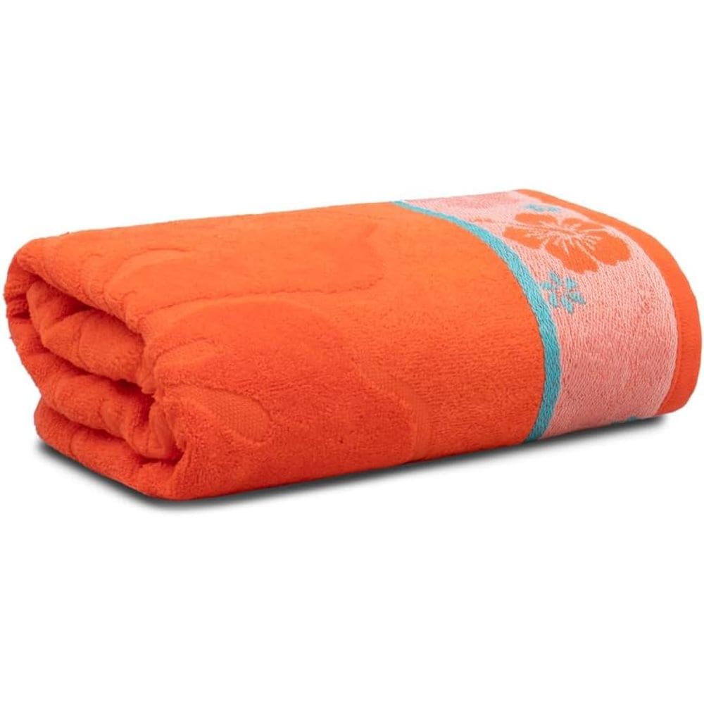 Toalha de Praia Piscina 100% Algodão 78x150cm Hibisco Appel