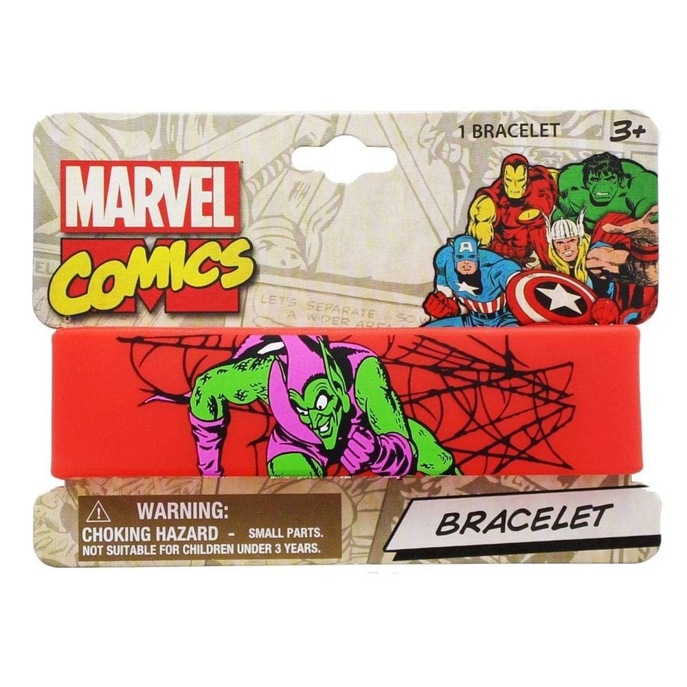 Pulseira de borracha Marvel Comics Spider-Man para crianças