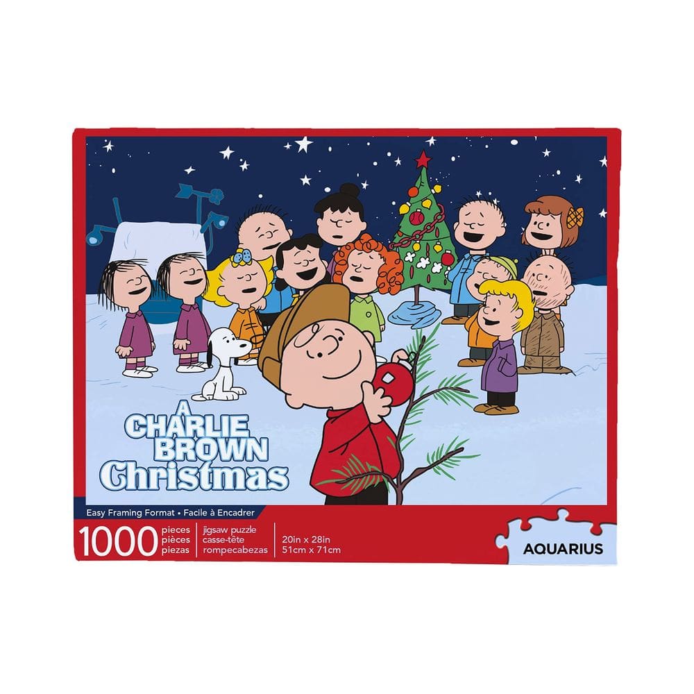 Quebra-cabeça AQUARIUS Peanuts Charlie Brown Christmas 1000 unidades