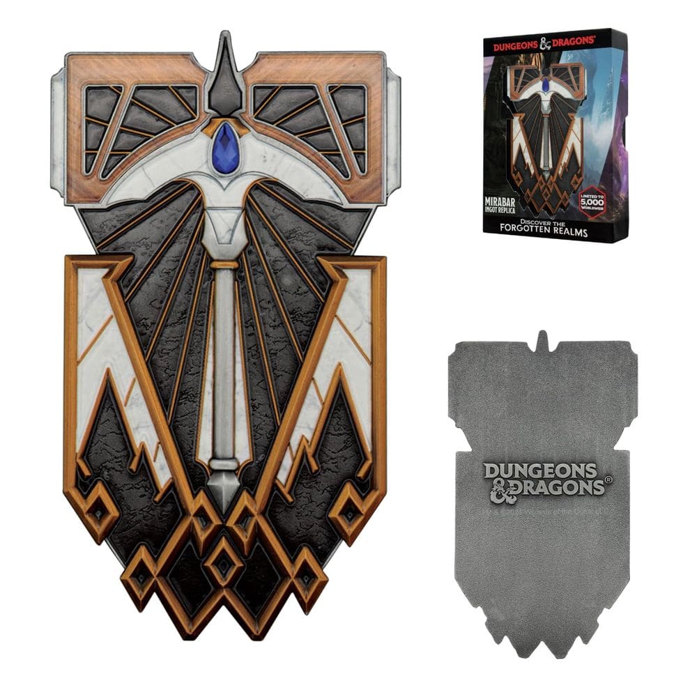 Réplica do Lingote Fanattik Dungeons & Dragons Mirabar Metal
