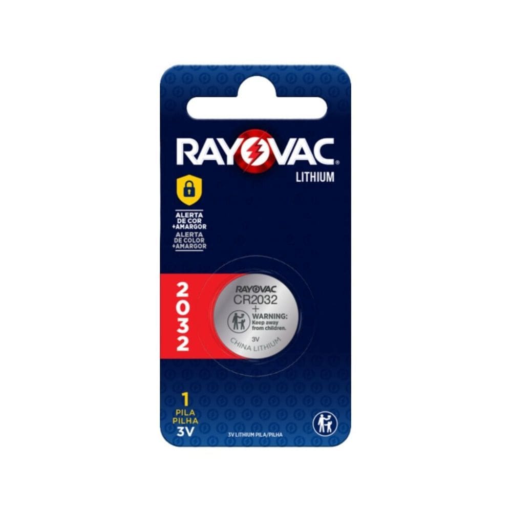 Bateria Cr2032 Rayovac Com 01 Unidade