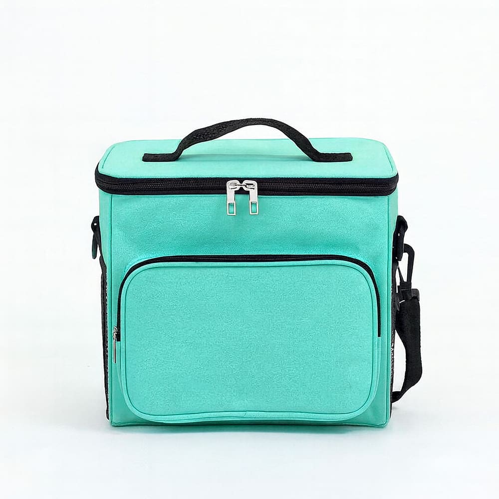Bolsa Térmica Média Portátil Verde Mantém Alimentos Frescos e Quentes por Horas