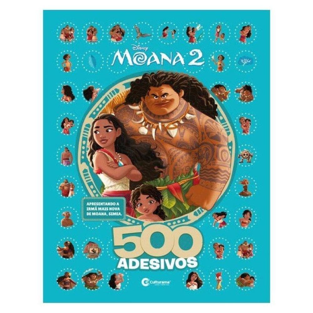 500 Adesivos Moana 2