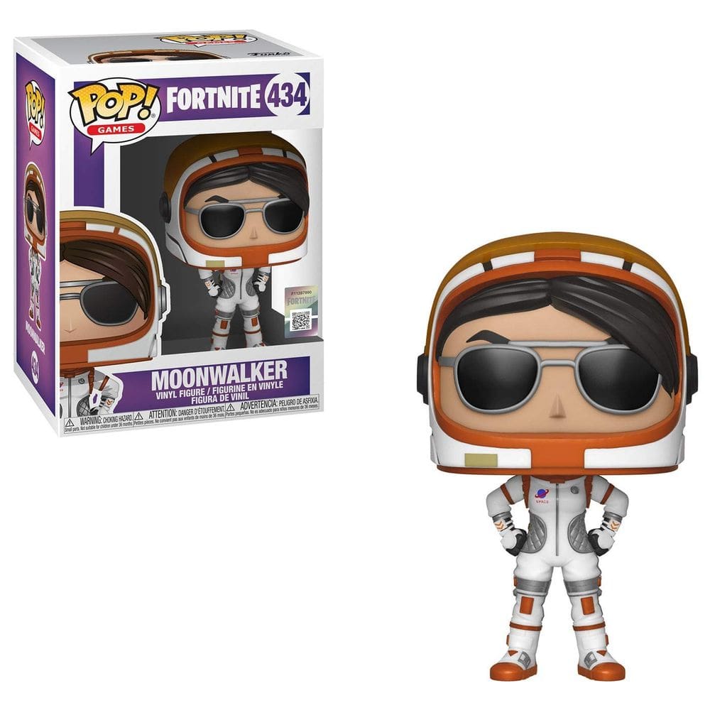 Boneco de ação Funko Pop! Jogos Fortnite Moonwalker 9.5cm