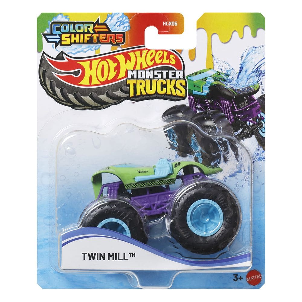 Carrinho - Twin Mill Hot Whells Color Shifters MATTEL