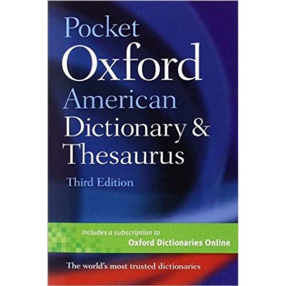 Oxford Amerian Dictionary & Thesaurus -  Book