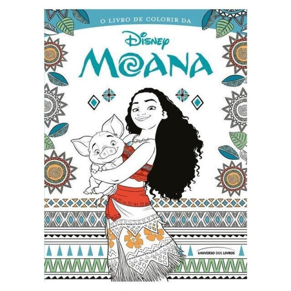 O Livro De Colorir Da Moana