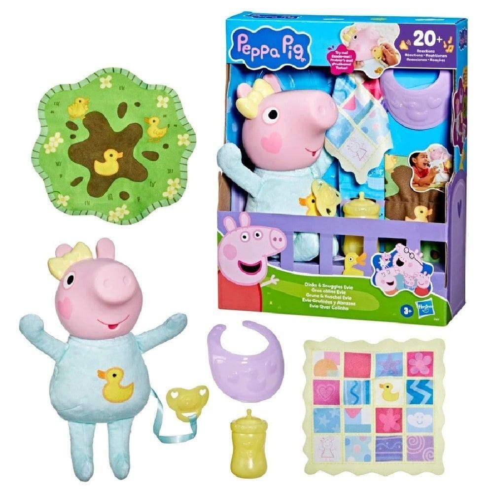 Boneca Evie Peppa Pig Quer Colinho com Som - Hasbro